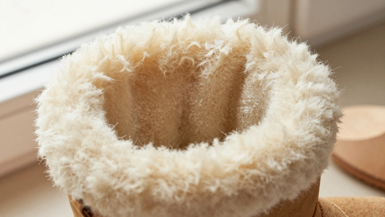 Внутренняя подкладка из натуральной шерсти без внутренних швов.