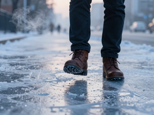 Какая обувь не скользит в гололеде: выбираем зимнюю обувь для мужчин